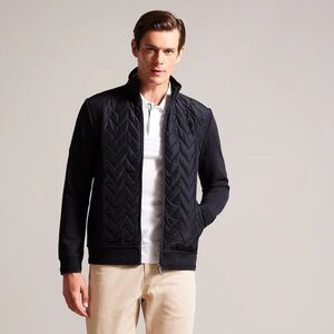 🔥🔥🔥 Ted Baker Hamste LS Nylon Full Zip Layering Men's Jacket size 5 TB or XL